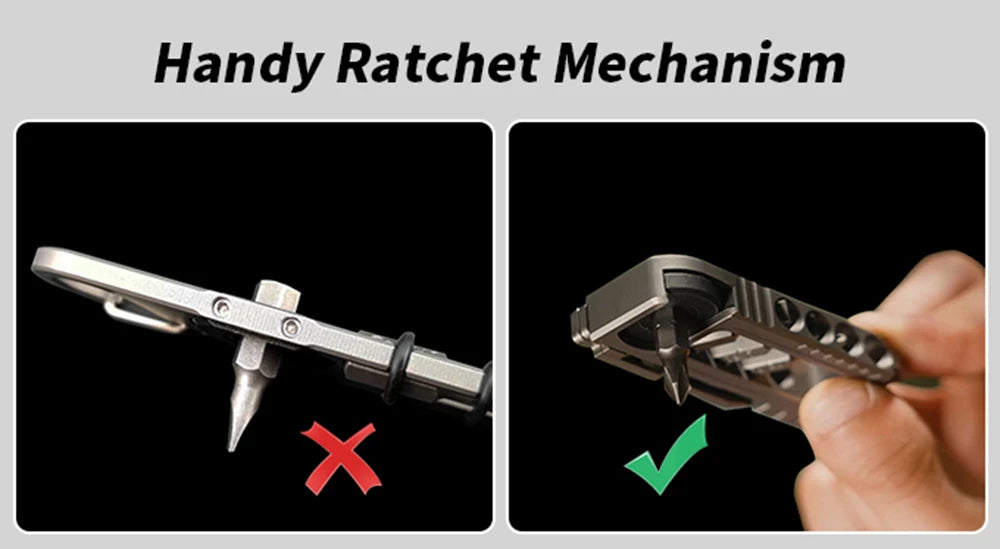 EDC Titanium Alloy Mini Adjustable Spanner Wrench Handle Multi-tool profession Portable Rrepair Tools For Outdoor Tools