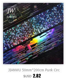 JIANWU 80mm*200cm Road View Series Vintage Travel Flower Landscape Material Collage Washi Tape Creative DIY Journal Stationery