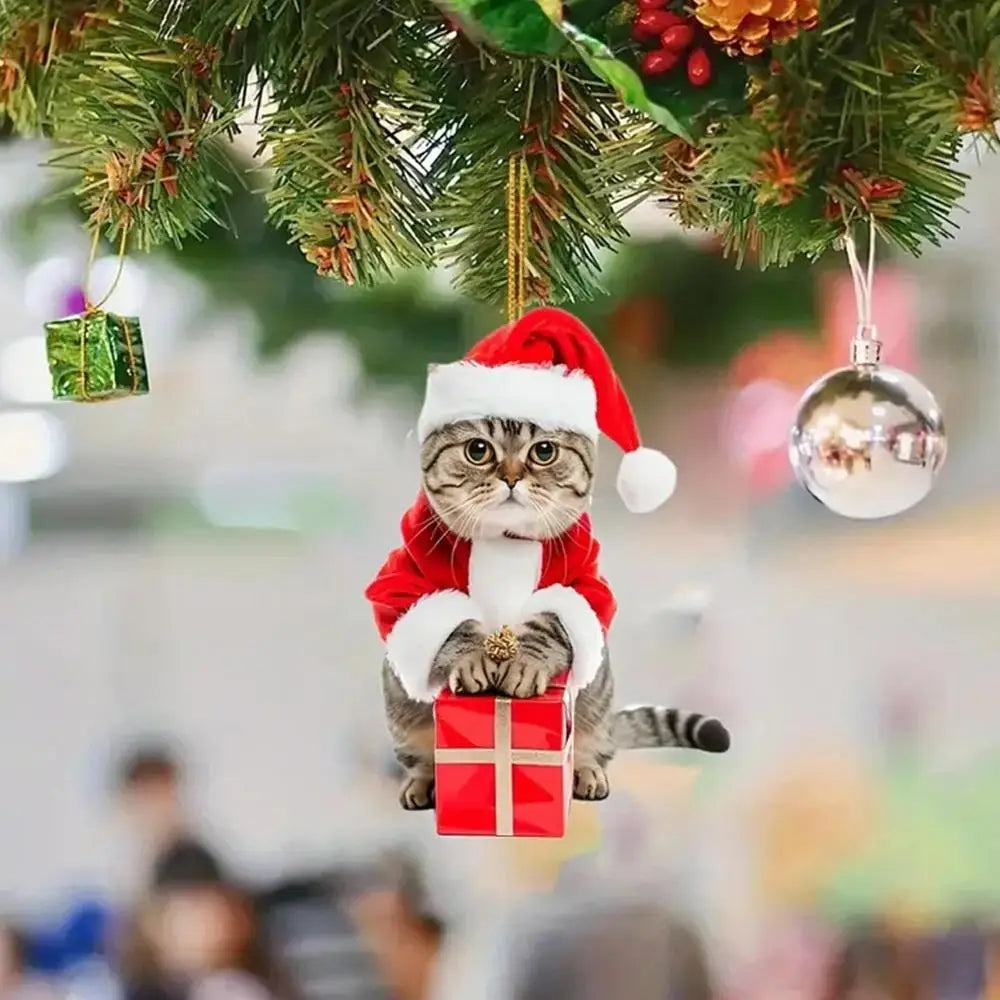 Christmas Countdown Advent Calendar Cat Ornament Calendar Cartoon Festival Supplies Funny Wall Decoration Christmas gift