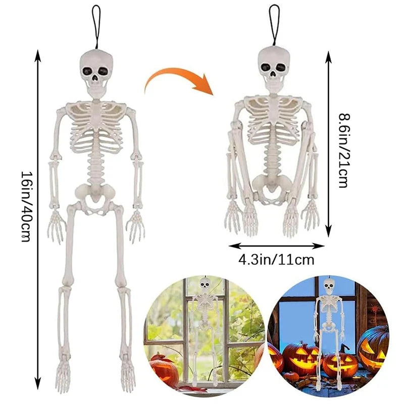 Halloween Witch Cauldron With LED Light & Fog Mist Maker Skeleton Decor for Spooky Hocus Pocus Party, Home, Halloween Party