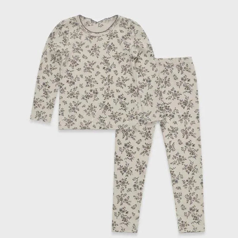 2025 Lou Autumn Girls Blouse and Skirts Set Vintage Kids Sweaters Knitted Cardigan Casual Pant Winter Warm Outwear Coats Suit