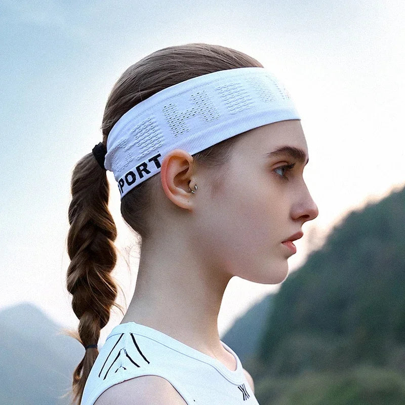 Cooling Stretchy Visor Unisex Sweatband for Men and Women No Slip Band Lightweight Performance Running Sun Protection Visor