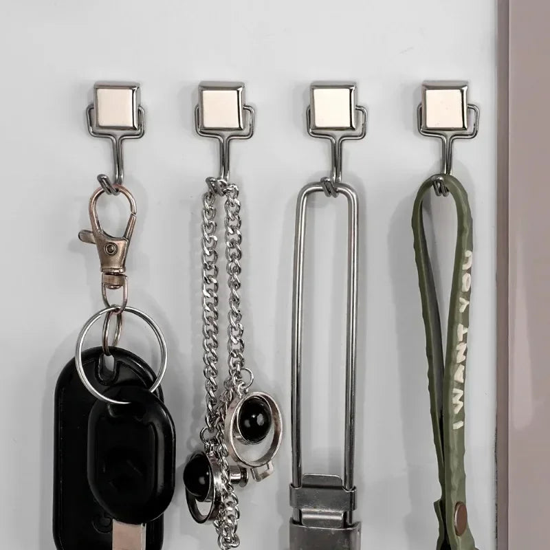 30/1PCS Strong Magnetic Hook Multi-Purpose Wall-mounted Hooks Home Kitchen Bathroom Storage Magnet Hooks Keys Holder Hanger
