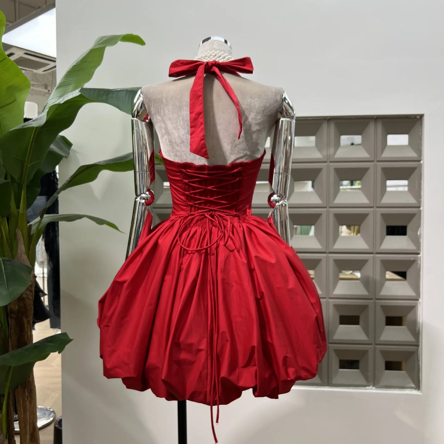 Yellow Sequar Collar Sleeveless Party Short Dress for Women 2025 Summre New Elegant High Waist Evening Dresses Women's Clothes