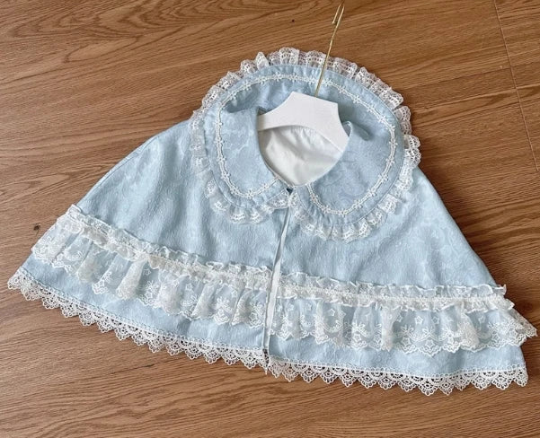 Super Fairy Lolita Dress Set New Spring and Autumn Sweet Girl Women's Flower Lace Bow Shirt Princess Jsk Suspender Dress