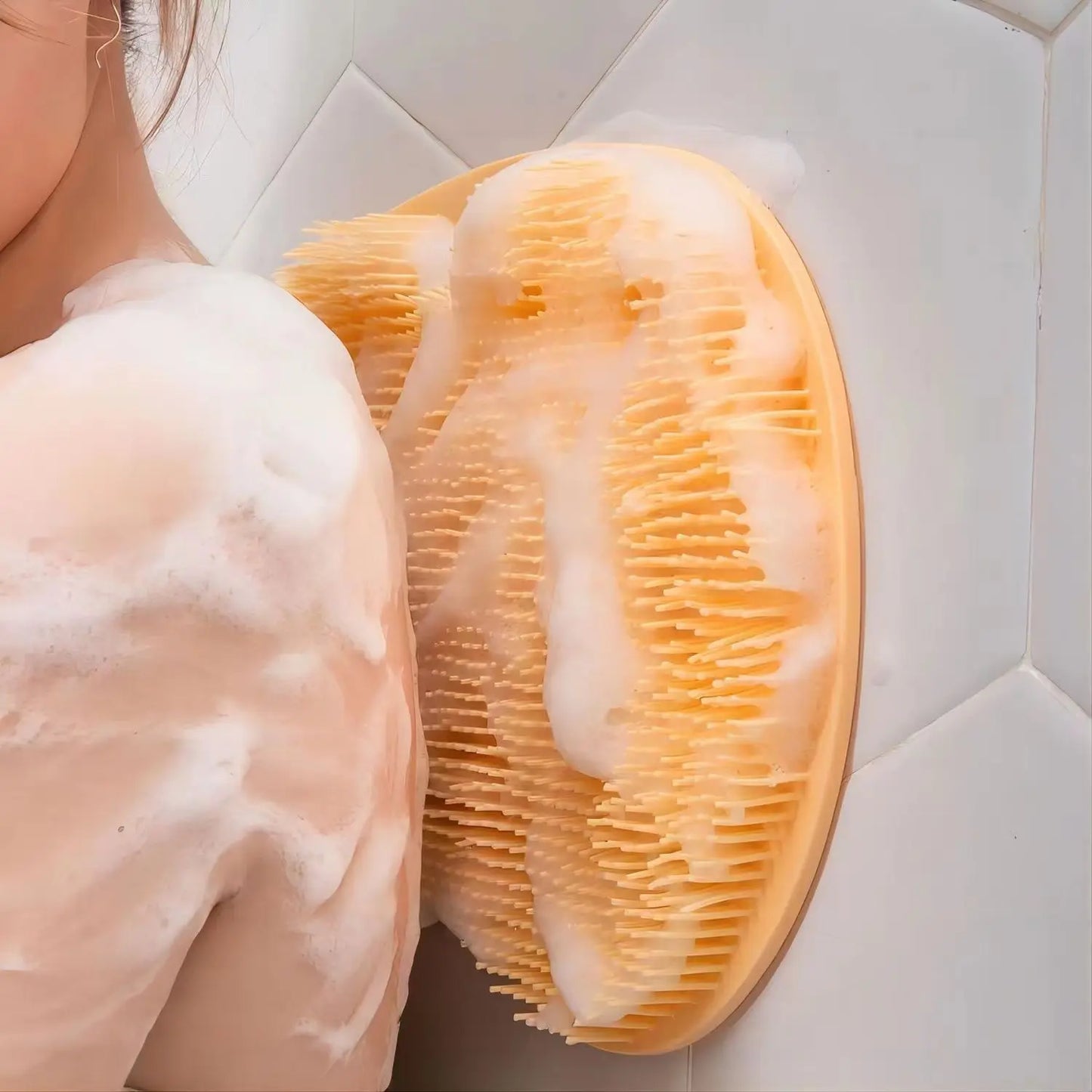 Rubbing Foot Pads, Silicone Foot Massaging Tools, Bathroom Foot Massage Pads, Bathing Foot Brushes, Lazy People Bathing Back Mas