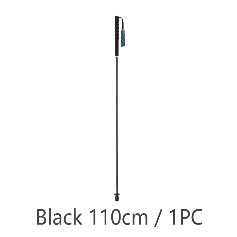 110g Ultra Light Weight Trekking Poles Folding Hiking Sticks Portable Carbon Fiber Collapsible Nordic Walking Cane Sticks Bags