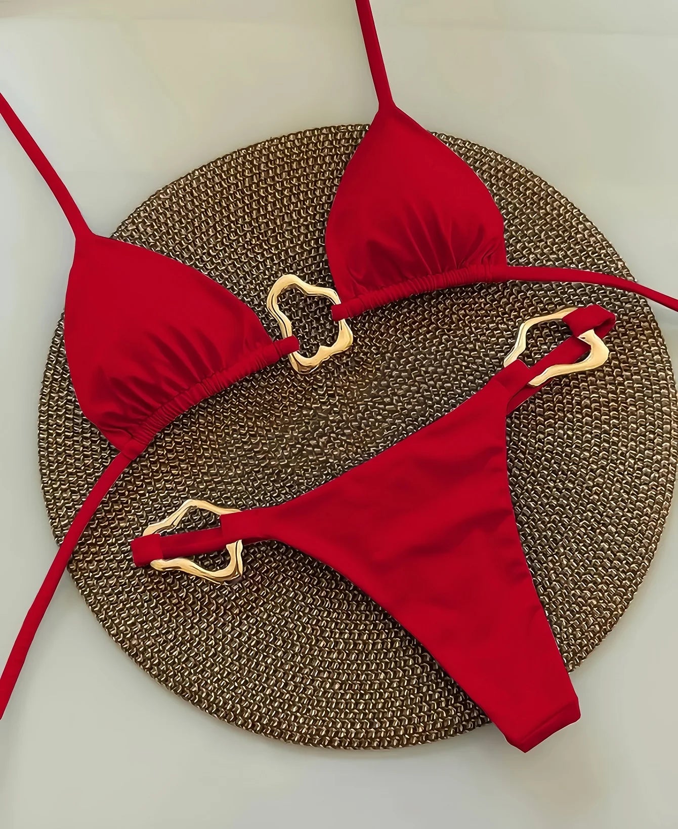 Sexy Halter Micro Bikini 2025 Women Swimsuit Solid Swimwear Thong Bikinis Set Brazilian Beach Wear Bathing Suit Biquini Female