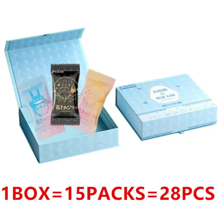 Genuine Hayao Miyazaki Anime Collection Card Chihiro and Chihiro Haal Mobile Castle Card Blind Box Children Toys Christmas Gift