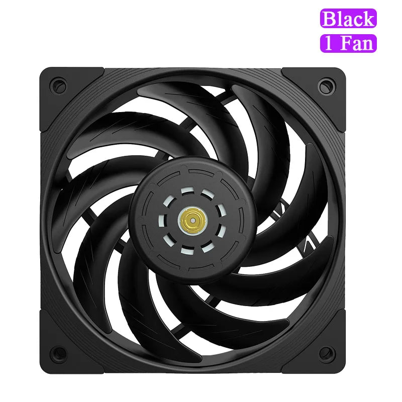TEUCER T30 CPU Cooler Fan 2150RPM 4PIN PWM 12cm Computer Case Cooling System Fan SFDB Silent PC Gamer CPU Cooler 120mm Fan