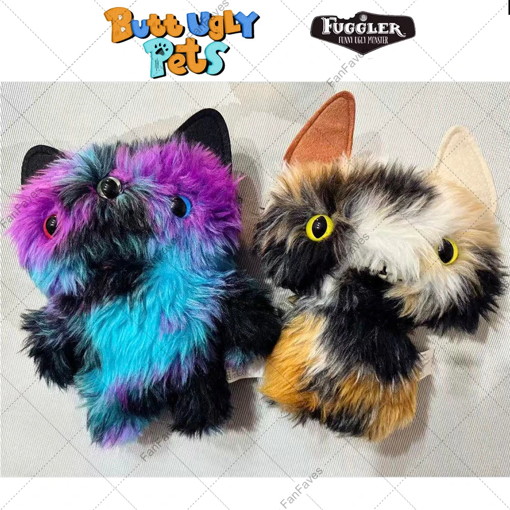 Butt Pet Ugly Fuggler Monster Series Original Plushies Rabbit Puppy Cat Dog Doll Reindeer Gingerbread Man Toy for Christmas Gift
