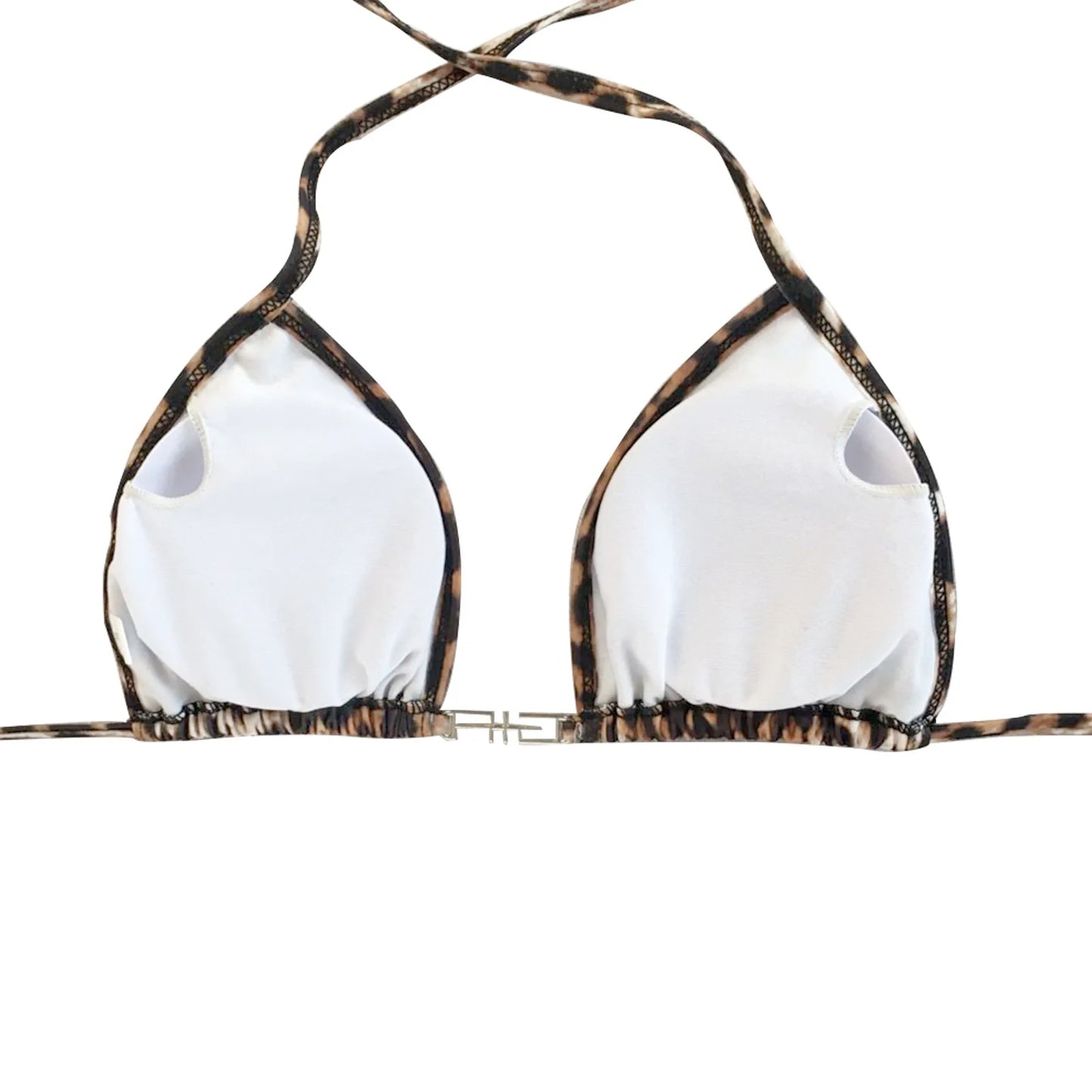 Sexy Leopard Print Bikinis Sets Push Up Triangle Cup Micro Bikini Split Swimsuits Summer Beachwear Bandage bathing suit Swimwear