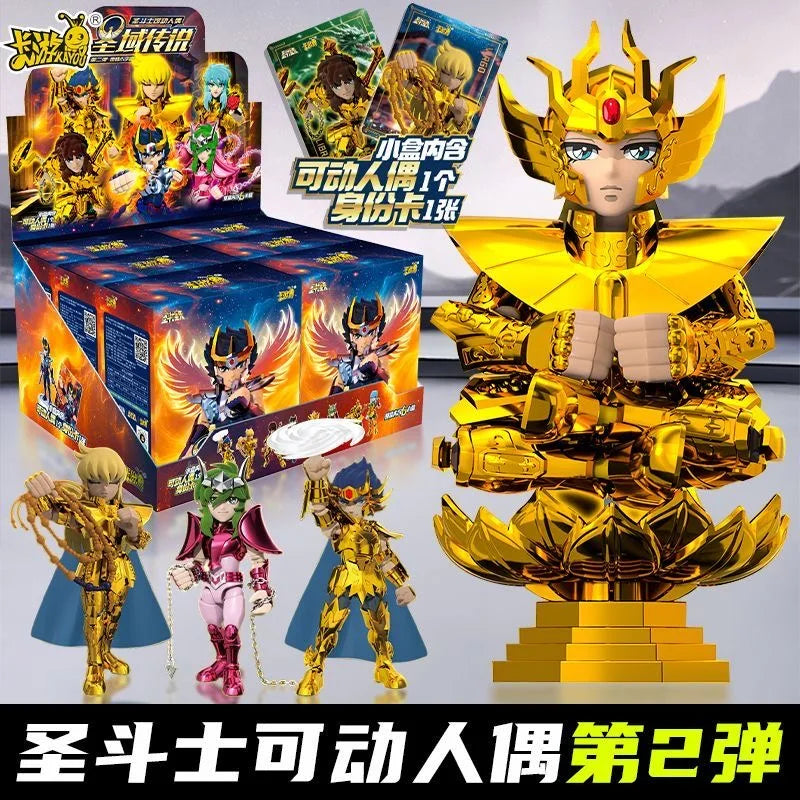 Kayou Saint Seiya Card Legend Of Doll Sanctuary Series Blind Box Of Gold Will Peripheral Christmas Gift Original Box Toy
