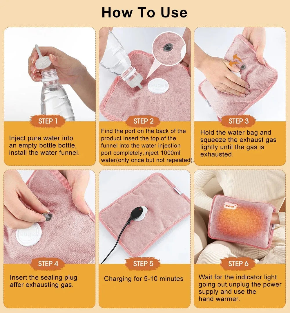 Quick Heating Gloves Warming Pad USB Power Supply Office Home Warming Handbags heating pad Christmas gift