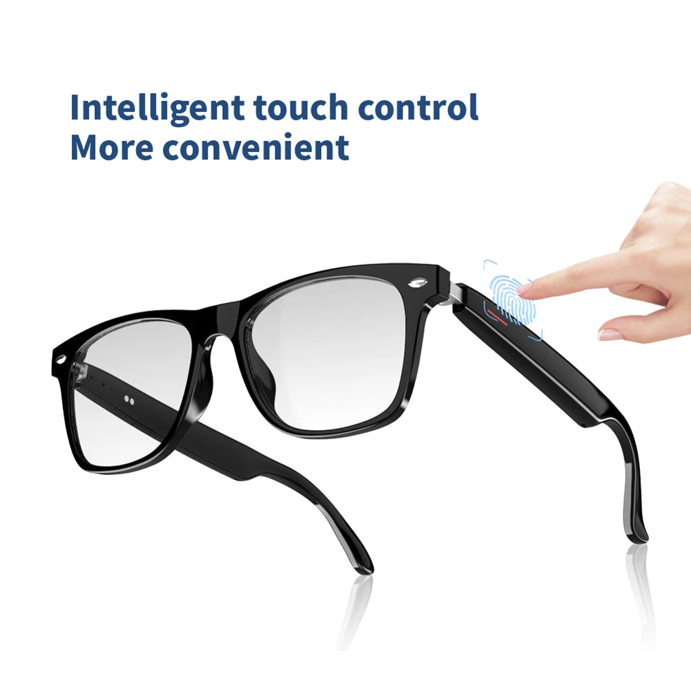 Intelligent BT AI Glasses With Mic Multifunctional Remote Control Phone Camera Shoot Music Call Sport Sunglasses For Men & Woman