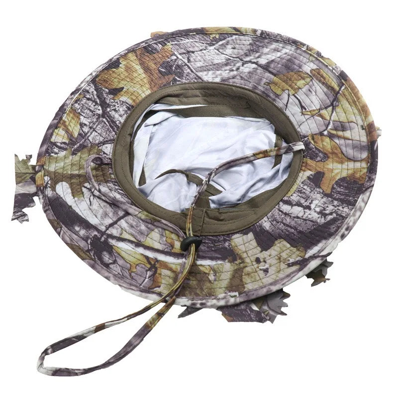 New Camouflage Military Cap Men Quick Dry Summer Hat Outdoor Jungle Sun Protection Bucket Hat For Fishing Hiking Camping
