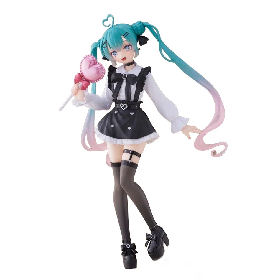 Cute girl Hatsune Miku anime character fashionable suitable for desktop decoration ornaments doll Christmas gift PVC collectible