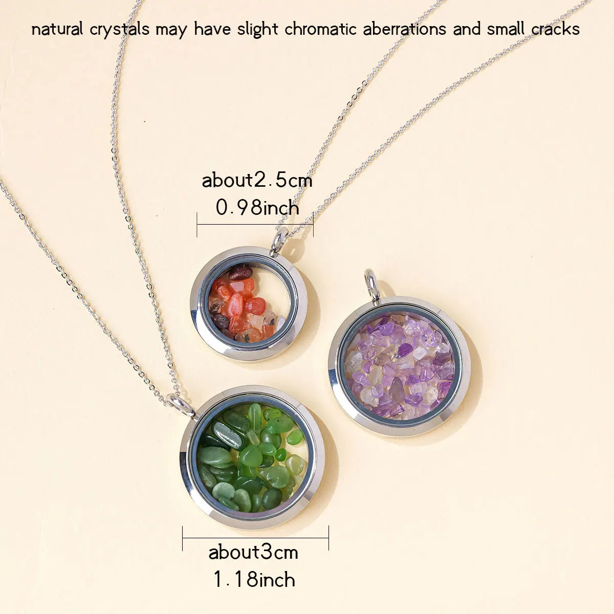 1PC Natural Crystal Rose Quartz Amethyst Tumbled Stone Energy Pendant Valentine Day Accessorize Fashion Gift