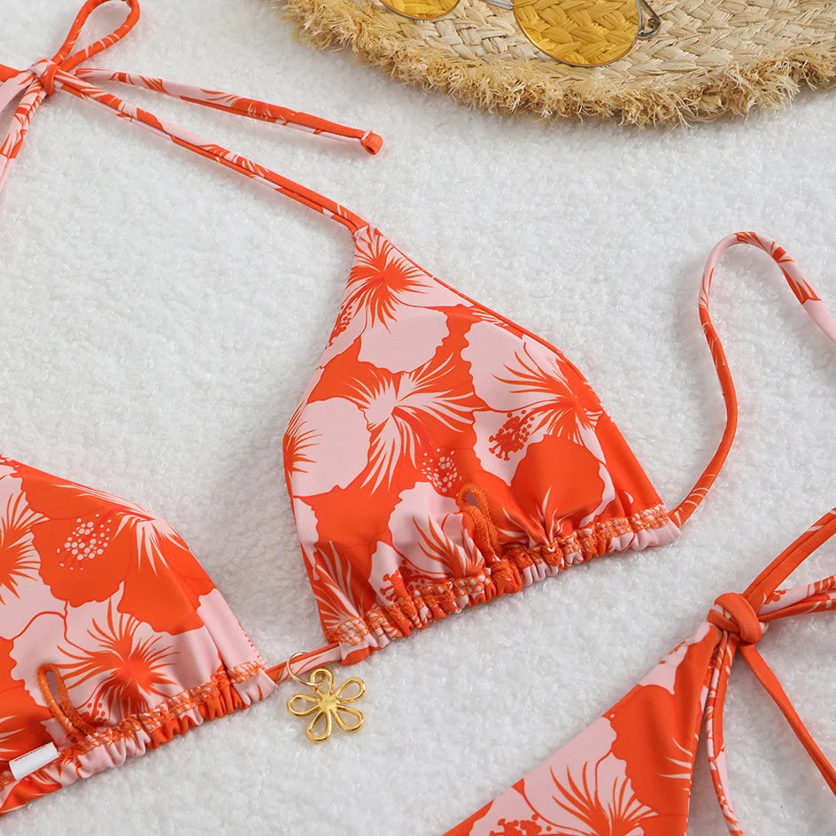 Sexy Micro Bikini Women's Swimsuit 2025 Trend Female Swimwear Two-piece Thong Bikinis Sets Beach Wear Swimming for Bathing Suit