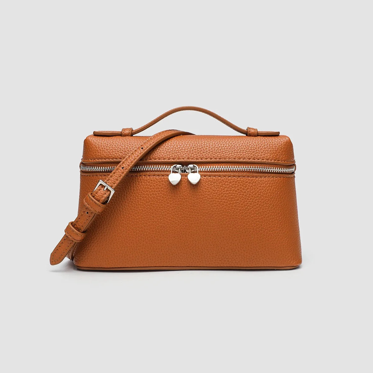 Customizable Name Lunch Box Bag Fashionable Women's Bag Ostrich Pattern Handbag Clutch Bag Women Make Up Pouch With Handle