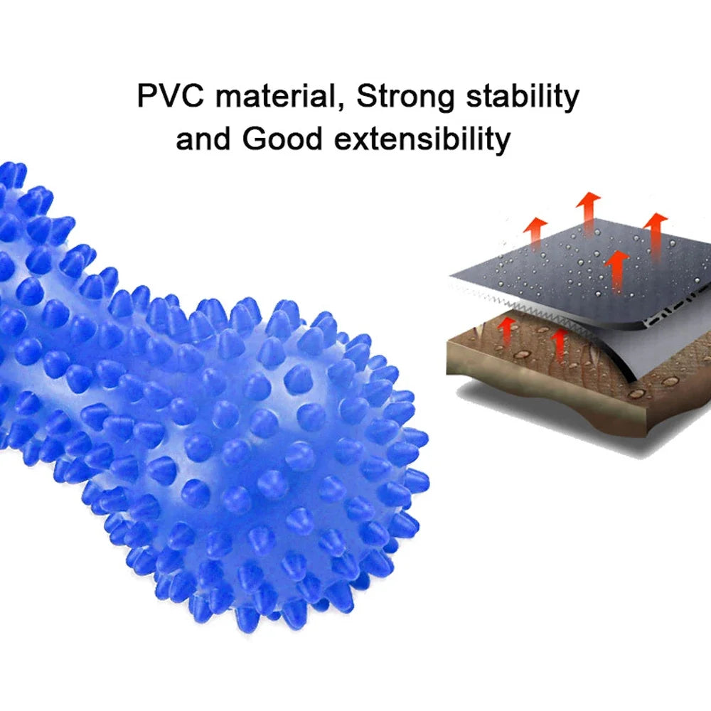 Peanut Massage Ball, Deep Tissue Massage Ball for Back, Neck, Shoulder, Spine, Legs, Hips, Trigger Point Muscle Massage Relaxer