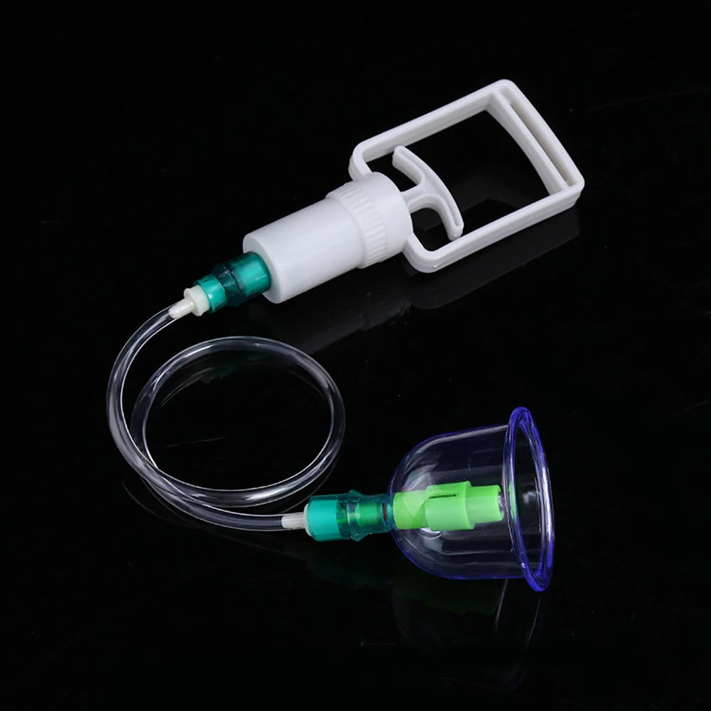 12/6Pcs Vacuum Cupping Set Suction Cups Back Massage Body Cup Detox Massage Body Cups Vacuum Cupping Anti Cellulite Massage Jars