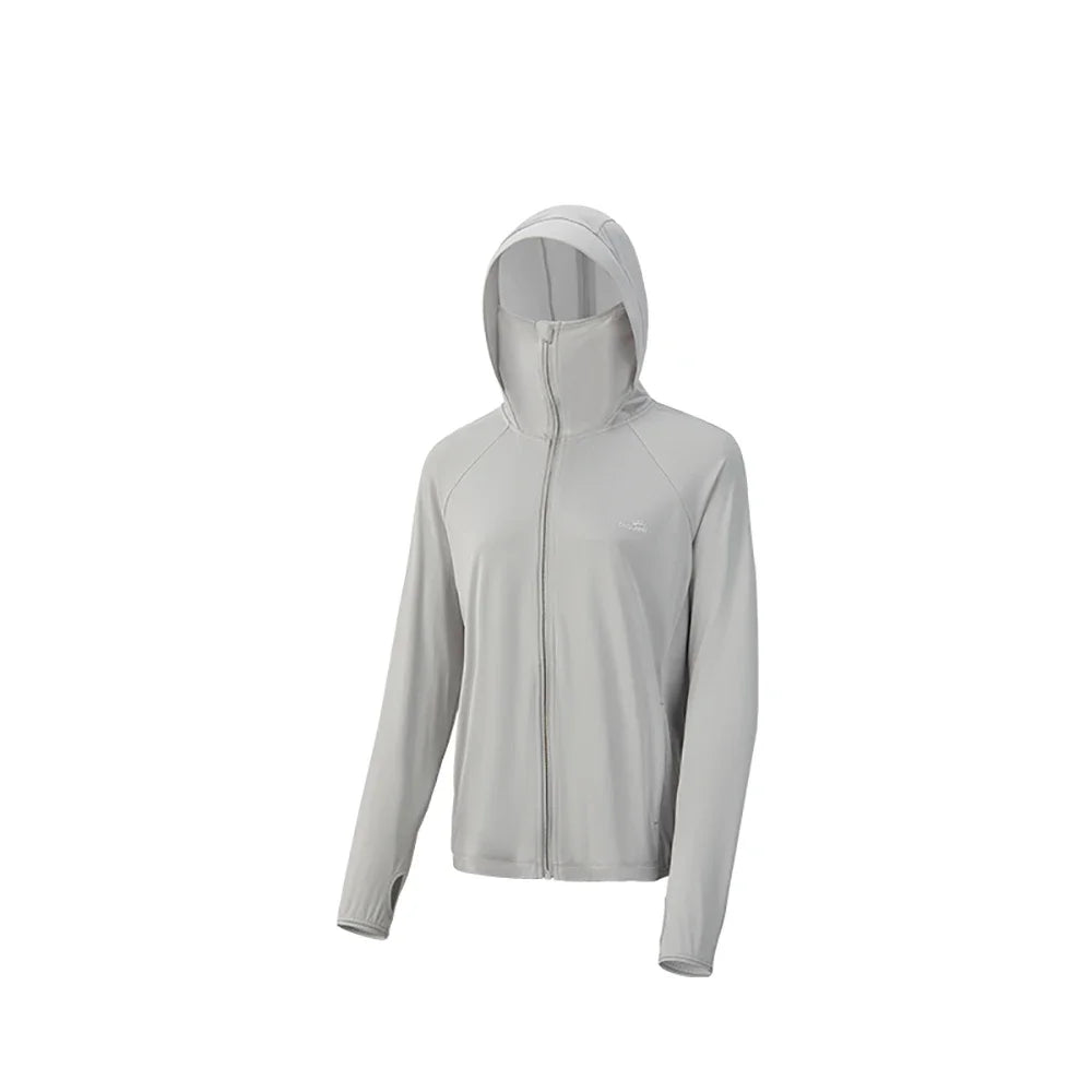 OhSunny Women Clothing Anti-UV Coats Hooded Sun Protection with Strip Loose Breathable Long Sleeve Sport Cycling Clothes