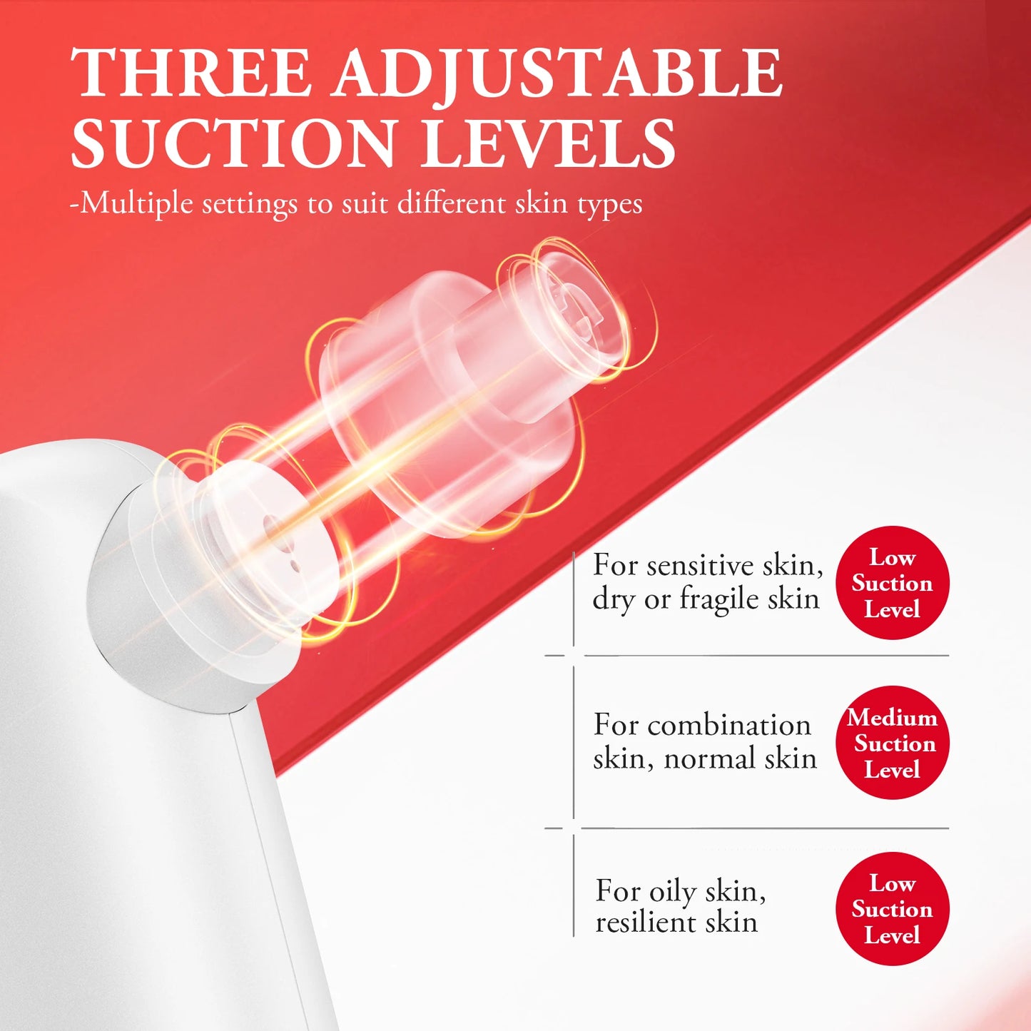 ANLAN Electric Water Vacuum Blackhead Remover Pore Cleaner Facial Hydro Cleanse Skincare Device for Whitehead And Acne Suction