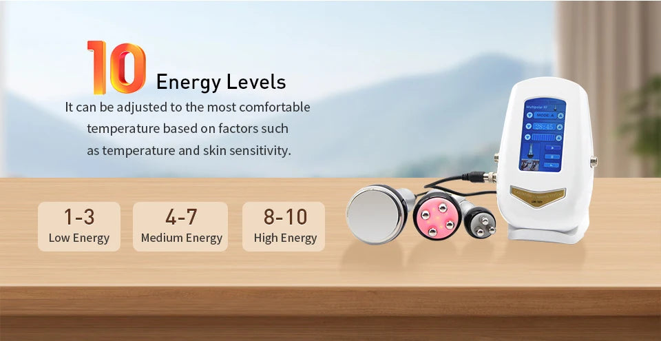 3IN1 40K Ultrasound Radiofrequency Beauty Device Massage for Shaping Tighten the Skin Burn fat Anti-aging Whitening Beauty Tools