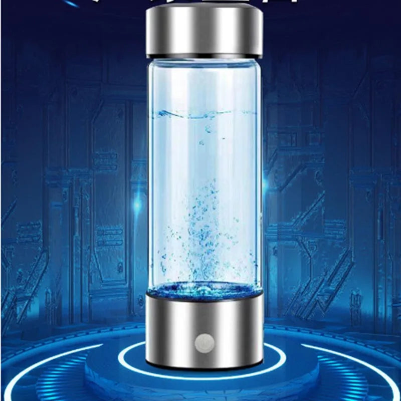 Portable 420ml Hydrogen-Rich Water Cup Electric Hydrogen Rich Water Generator Bottle Titanium Quality Filter Antioxidant Lonizer