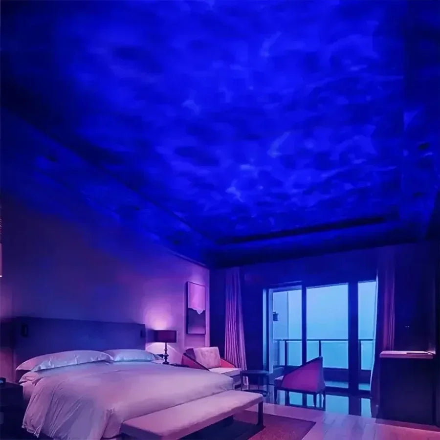 LED Stage Disco Light Rotating DJ Ball Strobe Remote Sound Control Magic Dance Car RGB Christmas Gift Party Club Laser Show Lamp