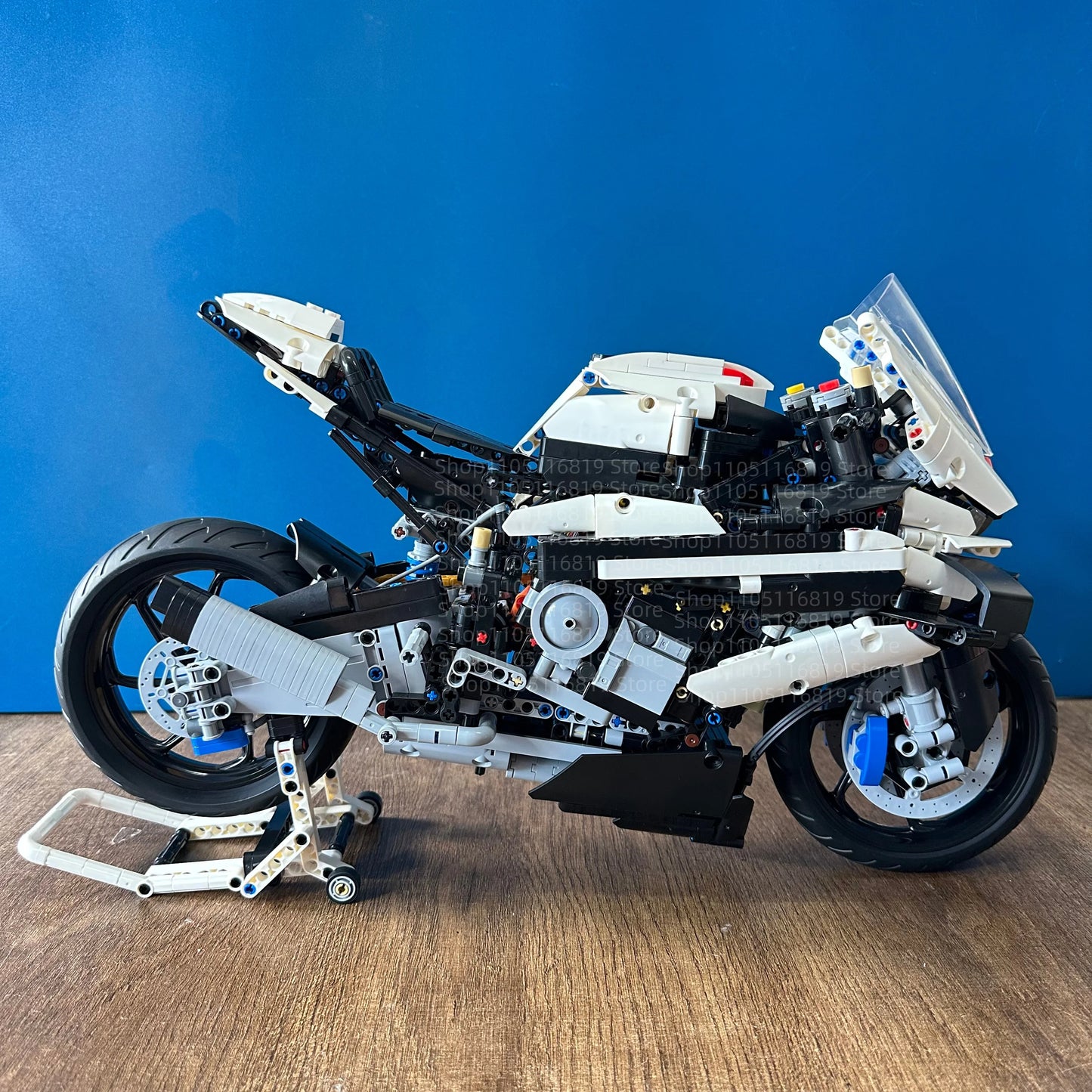 M1000  RR Tech Motorcycle Building Blocks 42130 1920Pcs MOC Bricks Mechanical Group Vehicles Racing Car Model Kit Christmas Gift