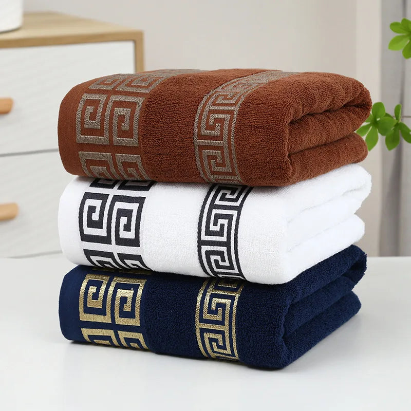 1/4/6pcs Bathroom Towels Set Big Bath Towel Cover 70x140cm/Hand Face Towel 34x74cm Christmas Gift Sport Home Hotel Towels Set