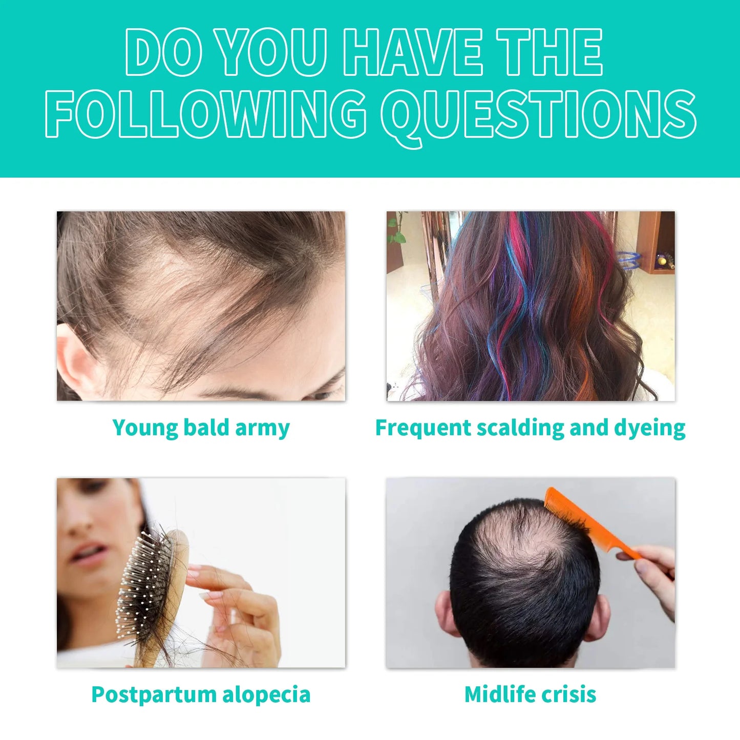 Dense Hair Ball Essence Thick Hair Root Strong Hairline Firm Hair Prevent Hair Loss Hair Care Serum Oil Hair Growth Roller