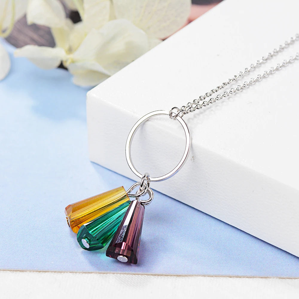 Synthetic Rainbow Crystal Fan 925 Sterling Silver Bracelets For Women Pulseira 925 Sterling Silver Jewelry S-b210