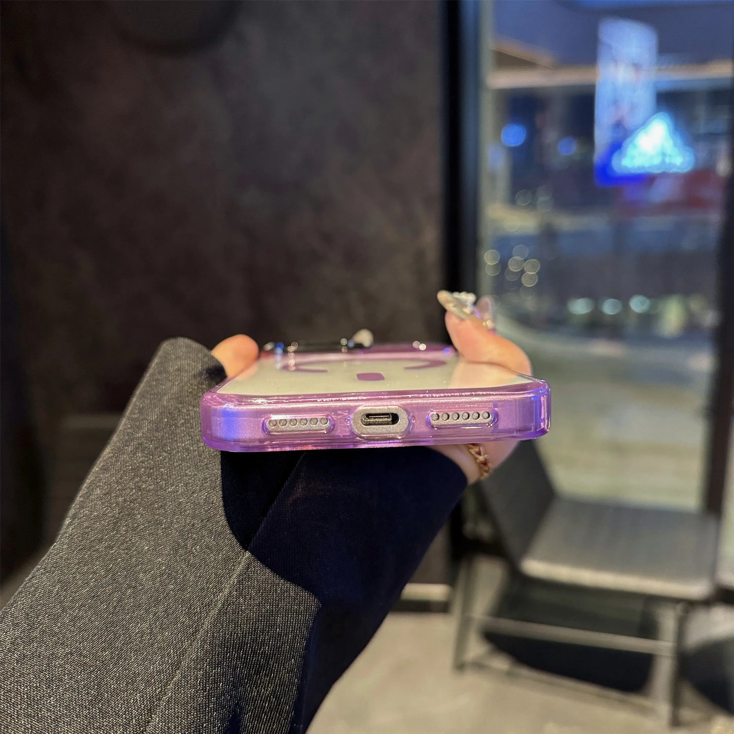 High Clear Acrylic Backplate Magnetic Phone case for iPhone 17 Air 16 15 14 Pro Max Integrated Touch Button PC Shockproof Cover