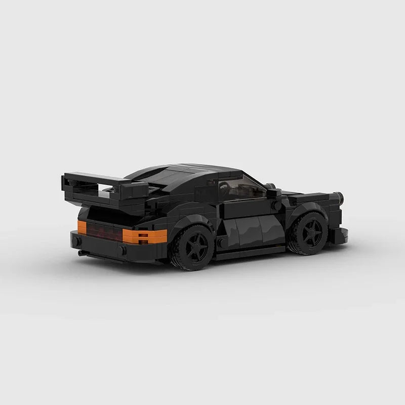 MOC Car Speed R34 488 Pickup R32 Racing Vehicle Model Building Block Super Race brick Christmas Gift City Technical rally sport