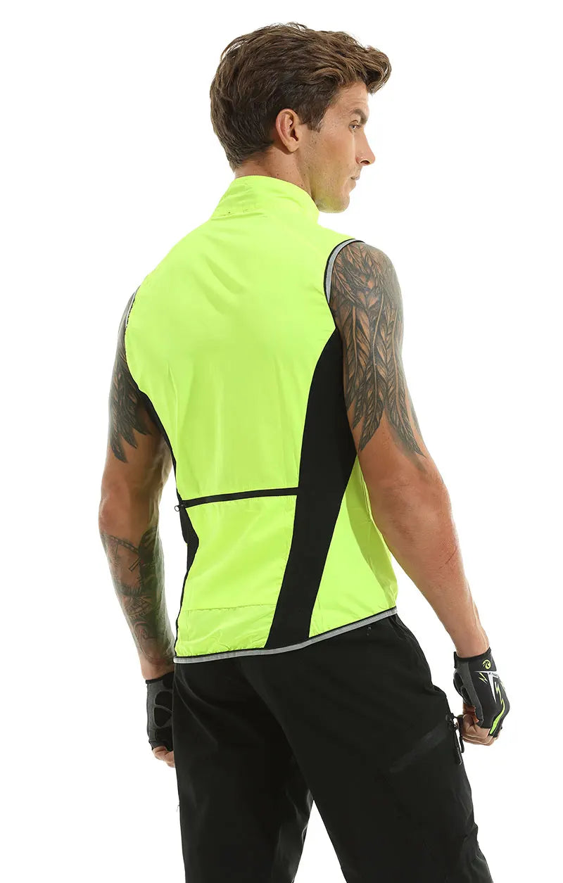 X-TIGER Cycling Vest Sleeveless Bicycle Reflective Windproof Uitra-Light Sun Protection Mountaineering Jacket Cycling Sportswear