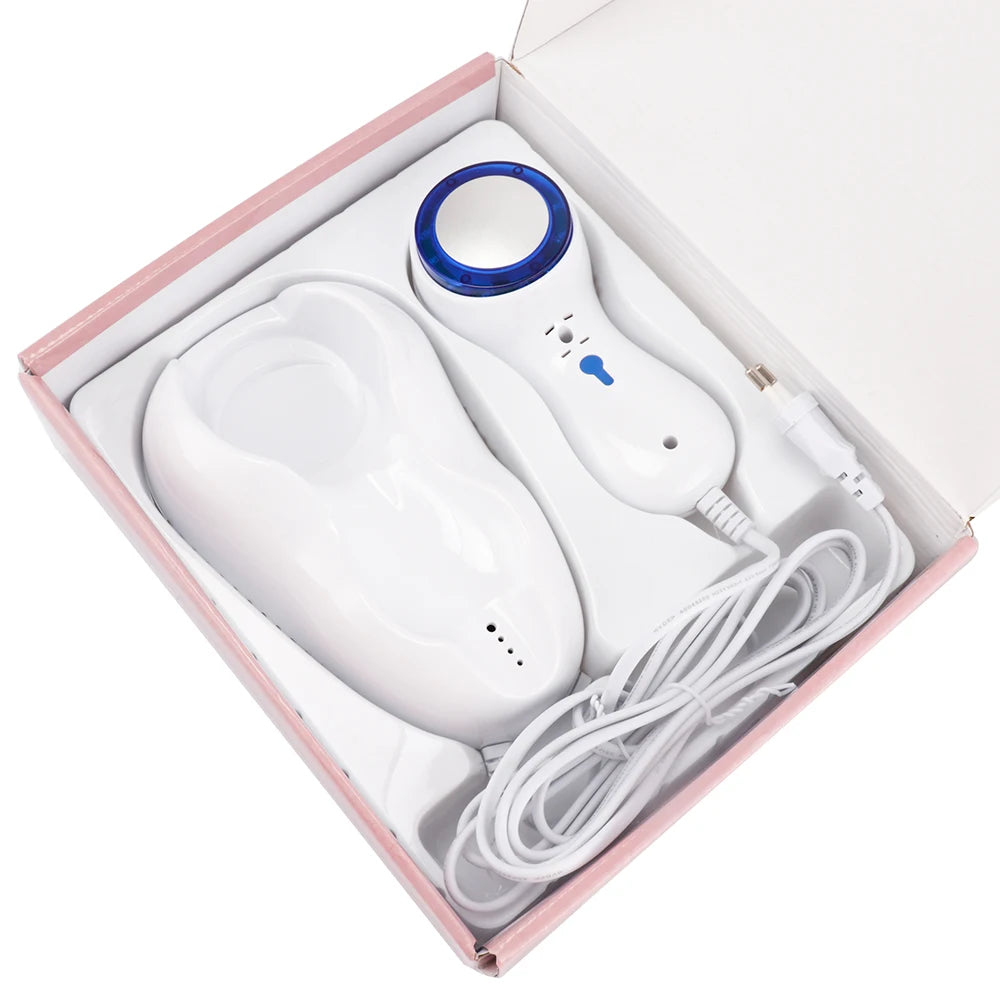 Cryotherapy Skin Cooling Machine Cold Compress Blue Photon Skincooler Facial Calming Care Ice Cooler Reduce Swelling Shrink Pore