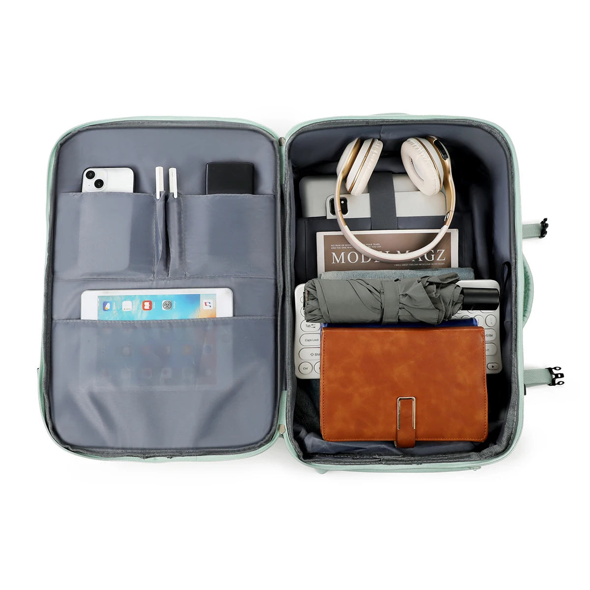 Unisex Travel Backpack with USB Port Shoe Compartment Large Oxford Laptop Bag Breathable Padded Straps Dual Zippers for Commute