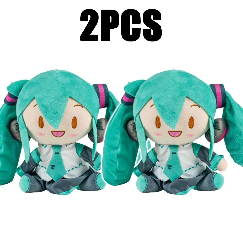 NEW 20/25cm Japanese Anime Plush Stuffed Toy Hatsune Miku Plush Doll Soft Pillow Future Doll Cute Christmas Gift For Children