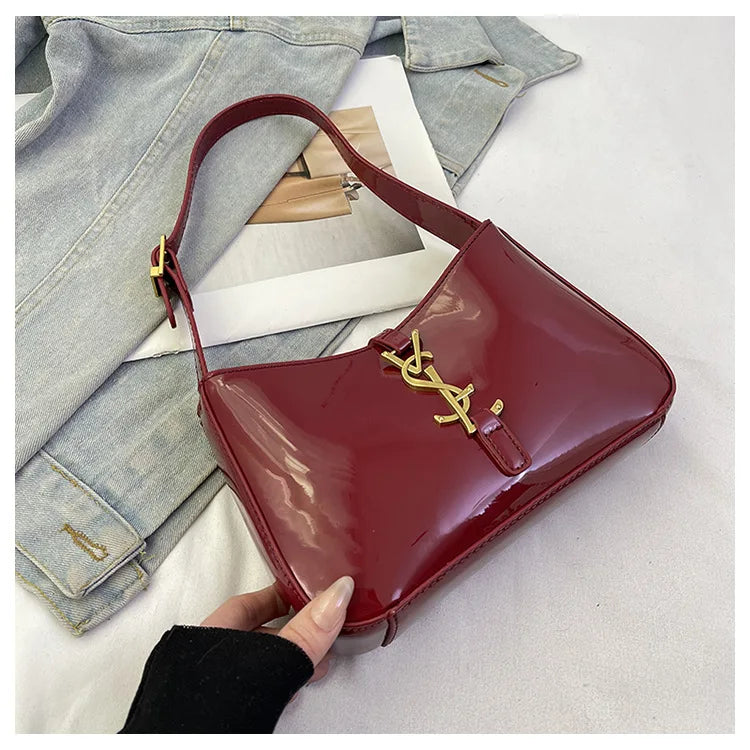 2025 Y2K Underarm Bag for Women, Luxe Boho Shoulder Purse w/Detachable Strap Anti-Theft Lightweight Commuter