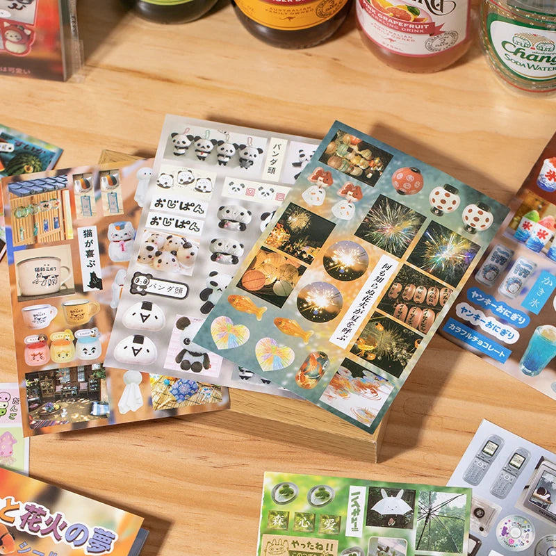 20 pcs Cartoon Sticker Books Journal Planner Decorative DIY Scrapbooking Sticker Laptop Student Korean Stationery Sticker Gift