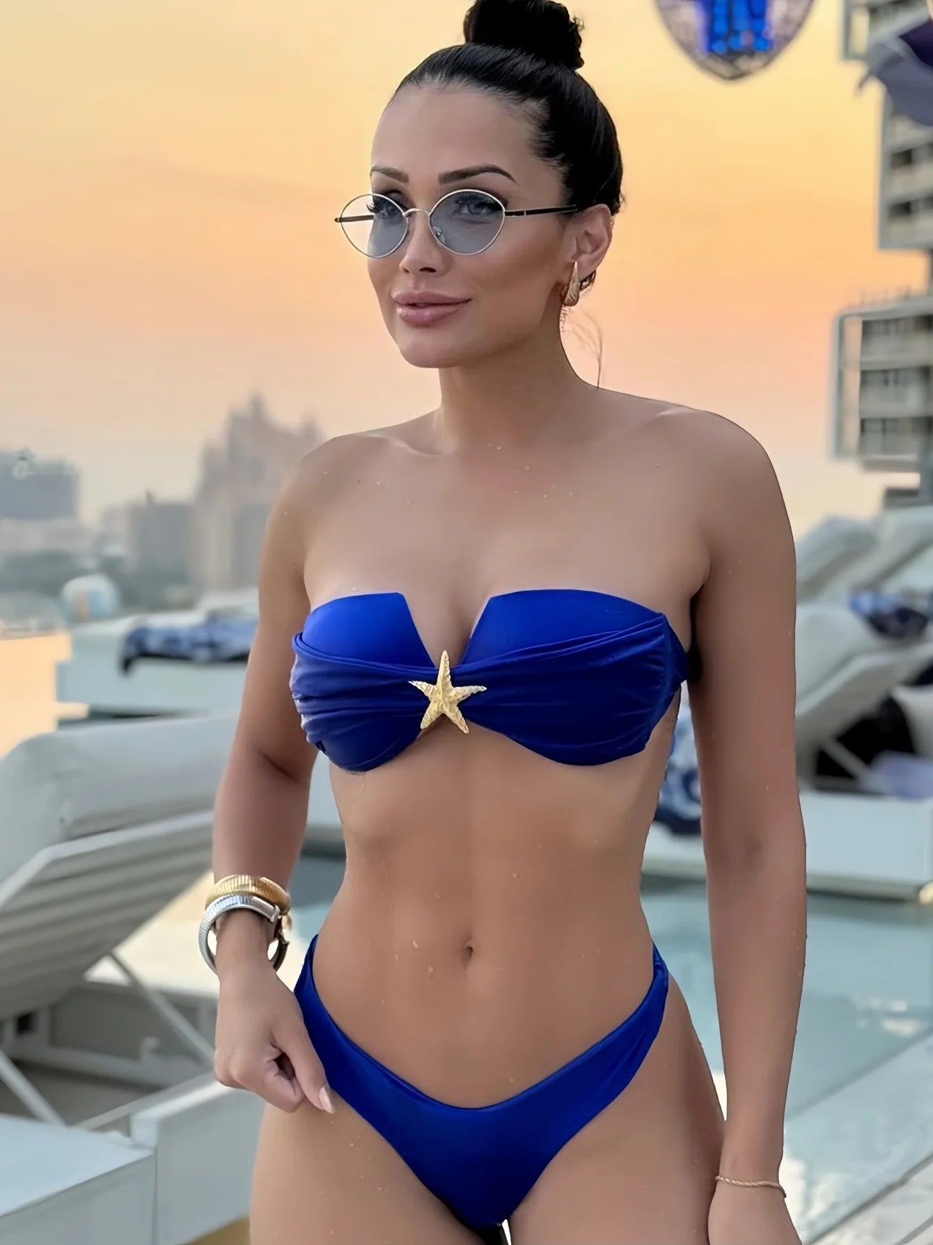 Push Up Bikinis 2025 Sexy Women Swimsuit Swimwear Female High Cut Patchwork Bikini Set Biquini Bathing Suit Swimming Suits