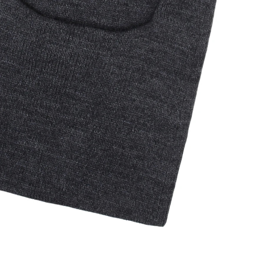 Kids Autumn Winter Pullover Hat Children's Double Ball Ear Protection One-piece Hats Baby Yarn Knit Cap Balaclava Christmas Gift