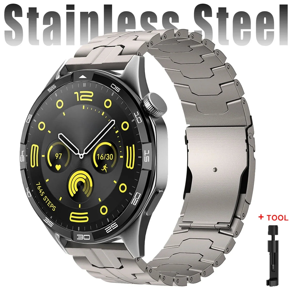 22mm Titanium Strap for Huawei Watch GT5 GT4 46mm Watch 4/4 Pro Band for Amazfit Balance Active 2 Luxury 20mm Watchband Bracelet