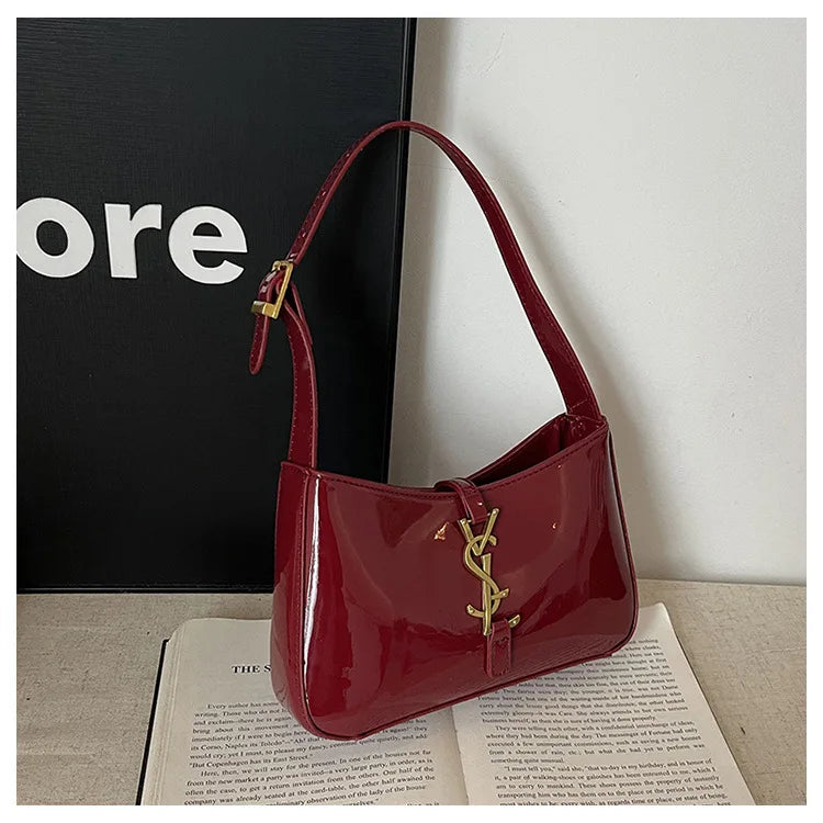 2025 Y2K Underarm Bag for Women, Luxe Boho Shoulder Purse w/Detachable Strap Anti-Theft Lightweight Commuter