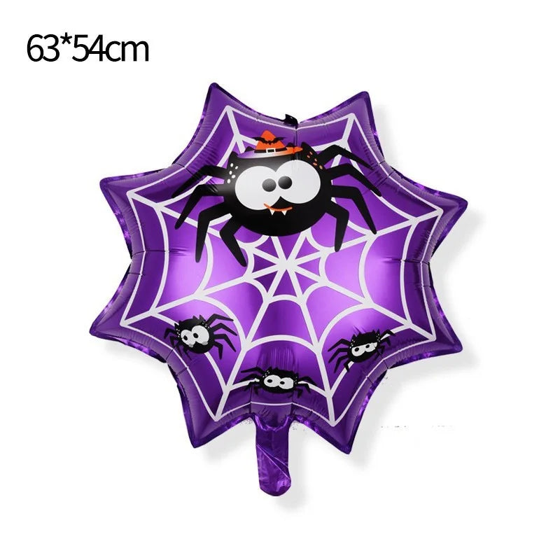 New Halloween Terror Spider Balloon Ghost Festival Party Shopping Mall Event Decoration Home Yard Halloween Photo Props Balloon