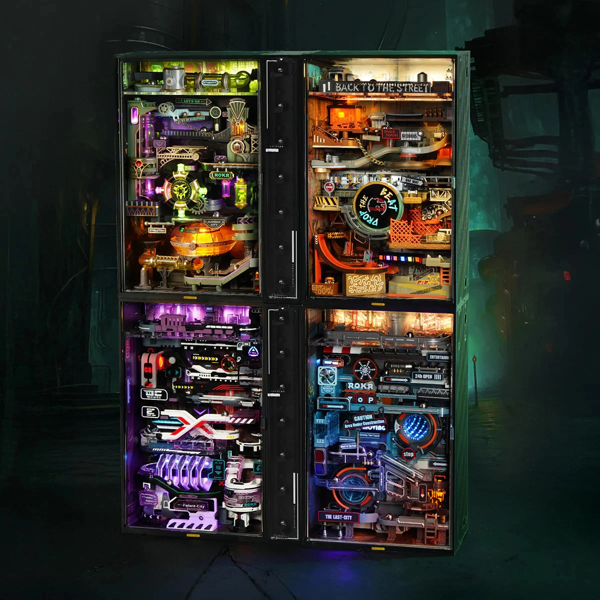 ROBOTIME ROKR Alchemy City Marble Run Infinite Loop Parallel World Series STEM Toy Ultimate Christmas Gift for Boys Collectors