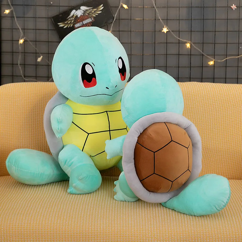 45cm Squirtle Plush Doll Big Size Pokemon Plush Toys Kawaii Stuffed Toys Cute Turtle Pillow Christmas Gift Toys for Boys Girls